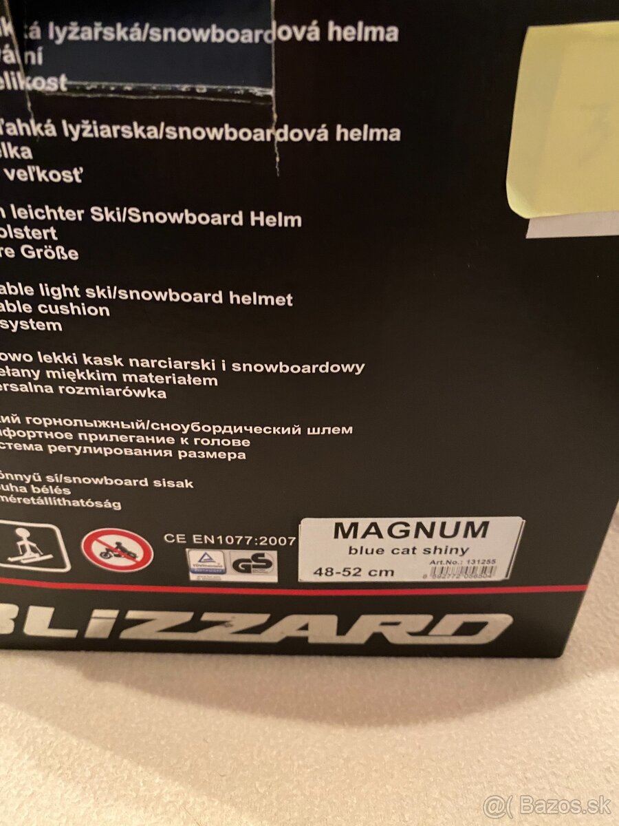 Detská lyžiarska prilba Blizzard s okuliarmi - 8