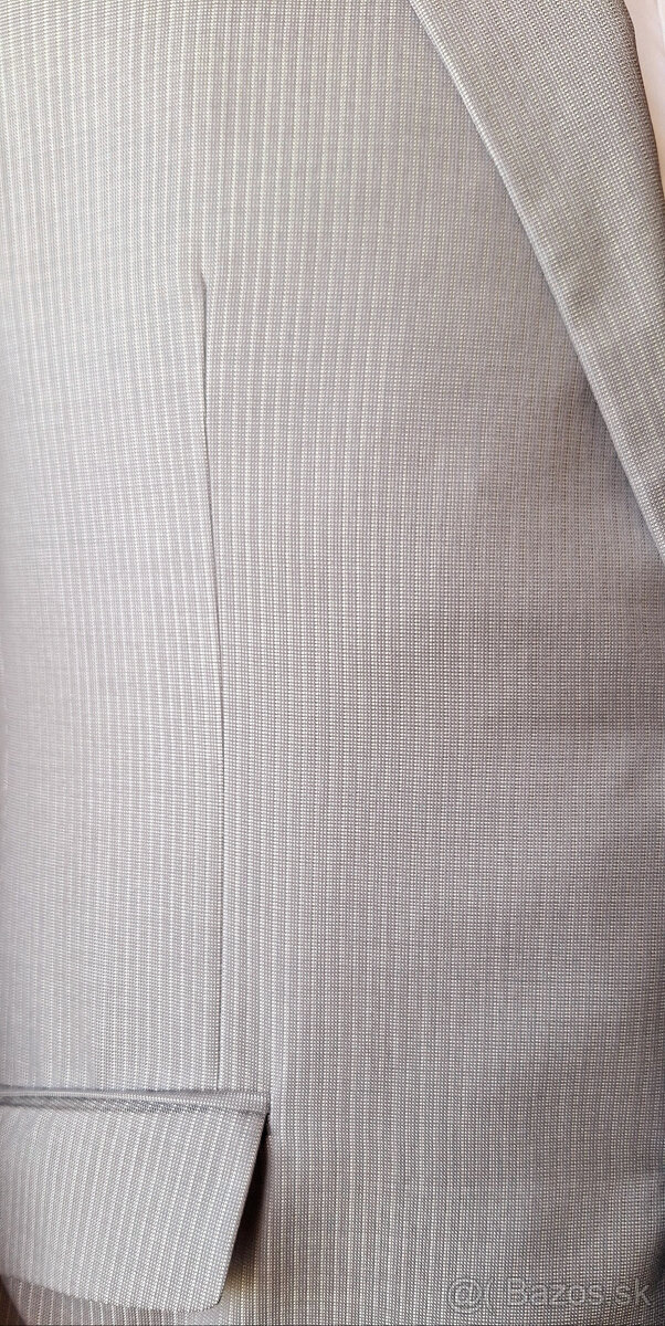 slim fit oblek Daniel Hechter + 2 kravaty - 8