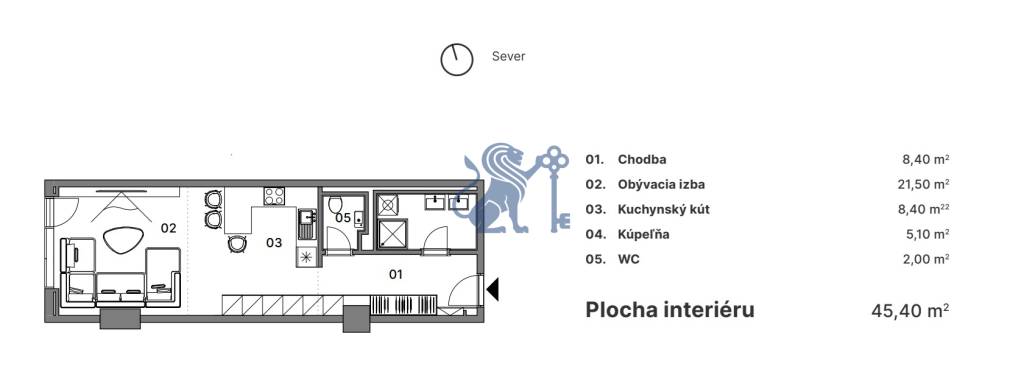 GRAVITAS | Na PREDAJ | 1 izb. ateliér | Prístavná ulica - 8