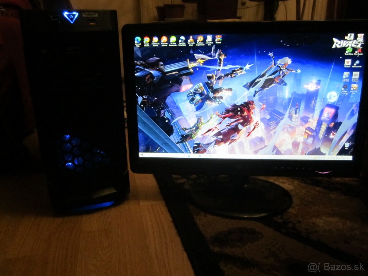 Herné PC,X4 955,16GB,SSD,HDSSD,GTX1050TI-4GB - 8