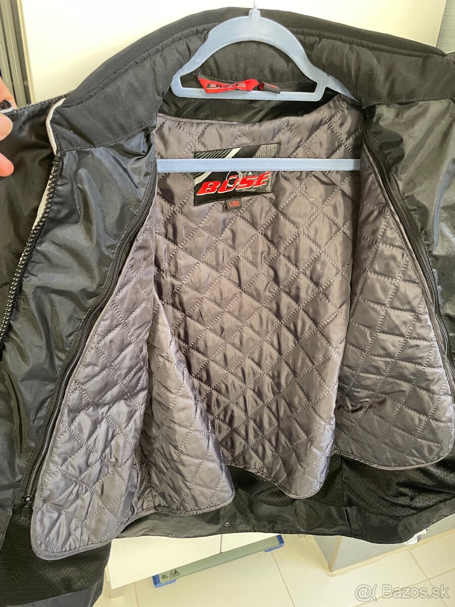 Moto-bunda s odnímateľným zateplením a protektormi - 8