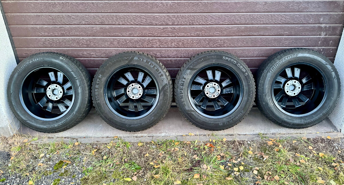 originální ALU kolesá škoda borbet R17 5x112 - 8