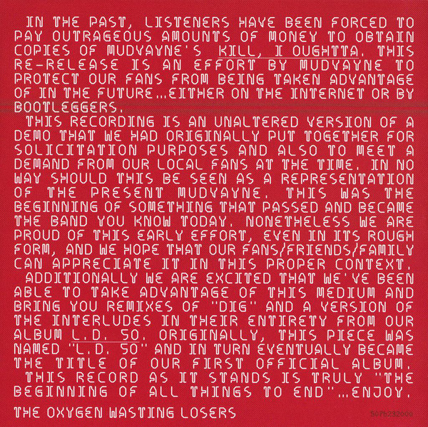 cd Mudvayne – The Beginning Of All Things To End 2001 - 8