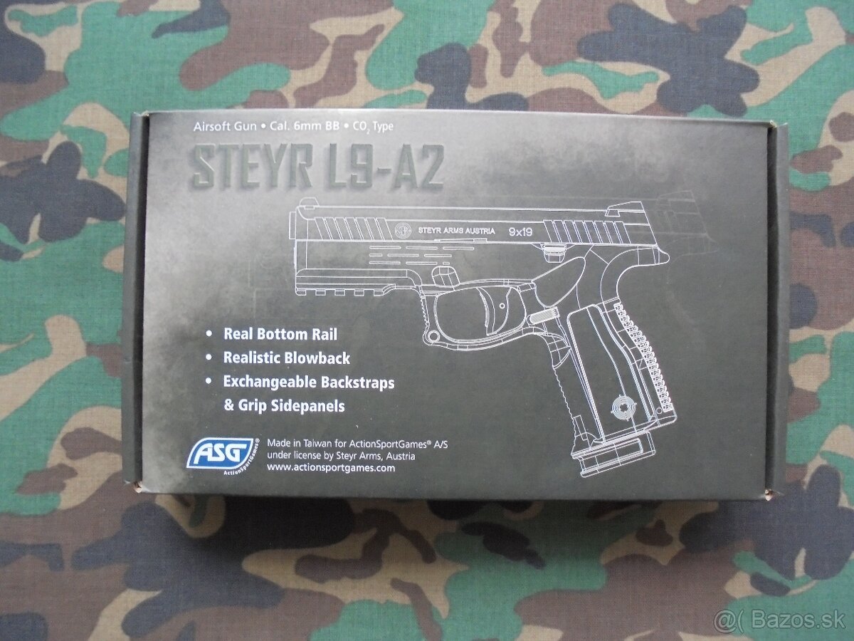 ASG Steyr L9 - A2 CO2/gas GBB. - 8