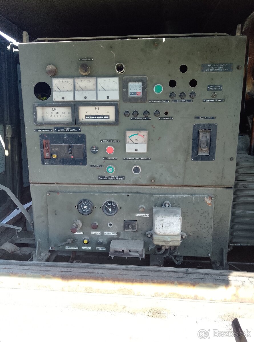 Vojenská elektrocentrála 60kw - 8