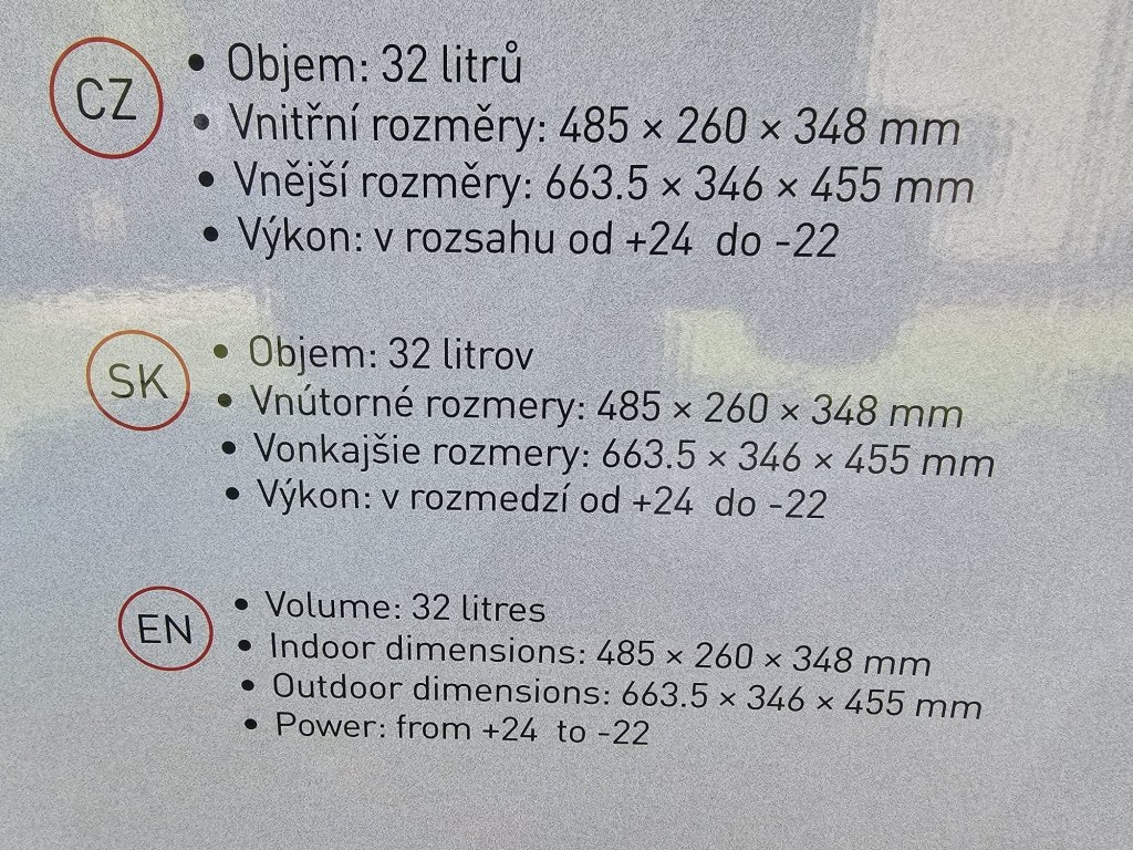 Kompresorová autochladnička 32l - 8