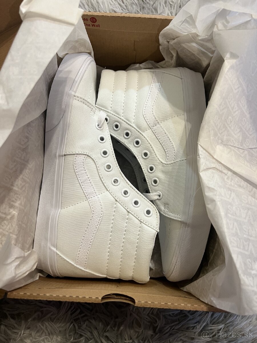 Vans Sk8-Hi Biele Tenisky - 8