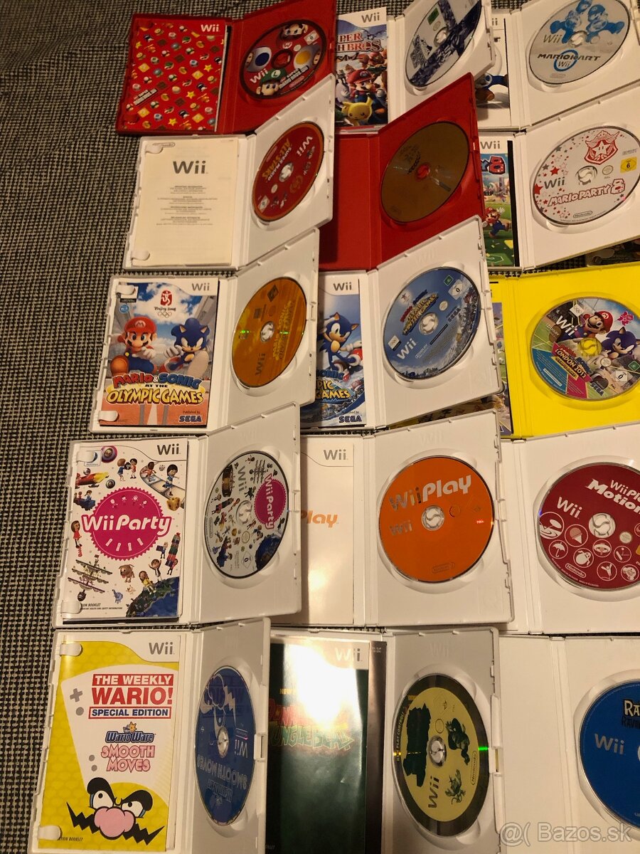 predam Nintendo Wii Red Anniversary Mario ed. a zbierka hier - 8