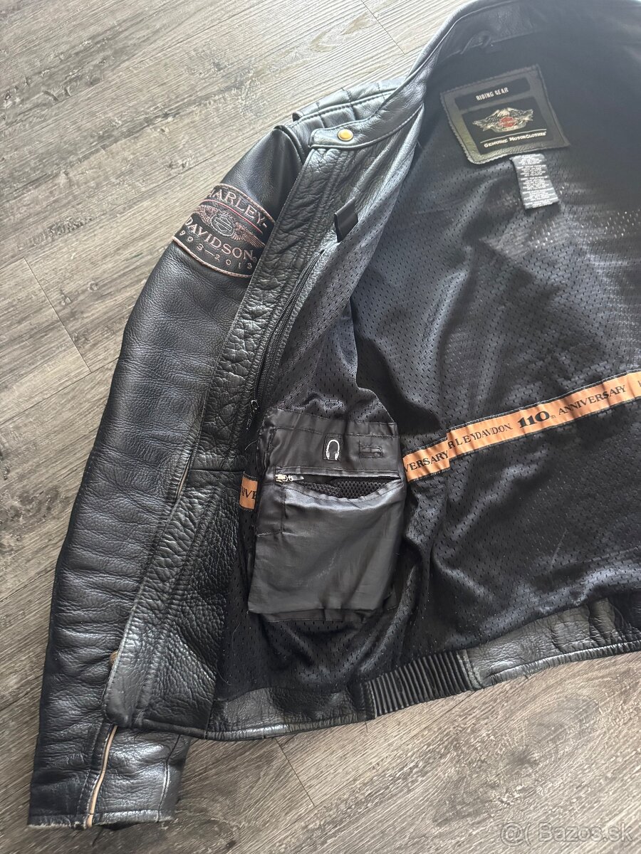 Harley Davidson kožená výroční bunda vel. L - 8