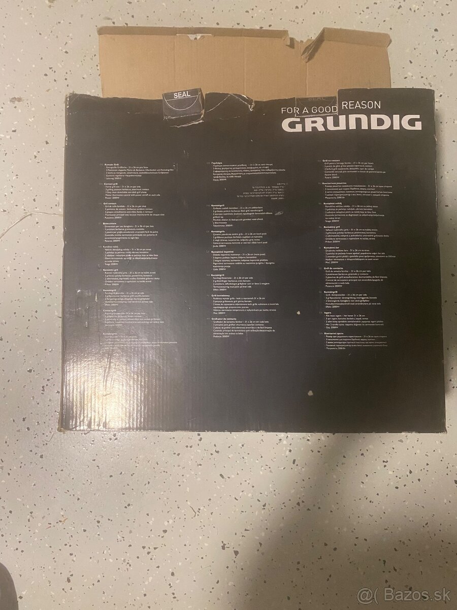 Predám elektricky gril Grundig - 8