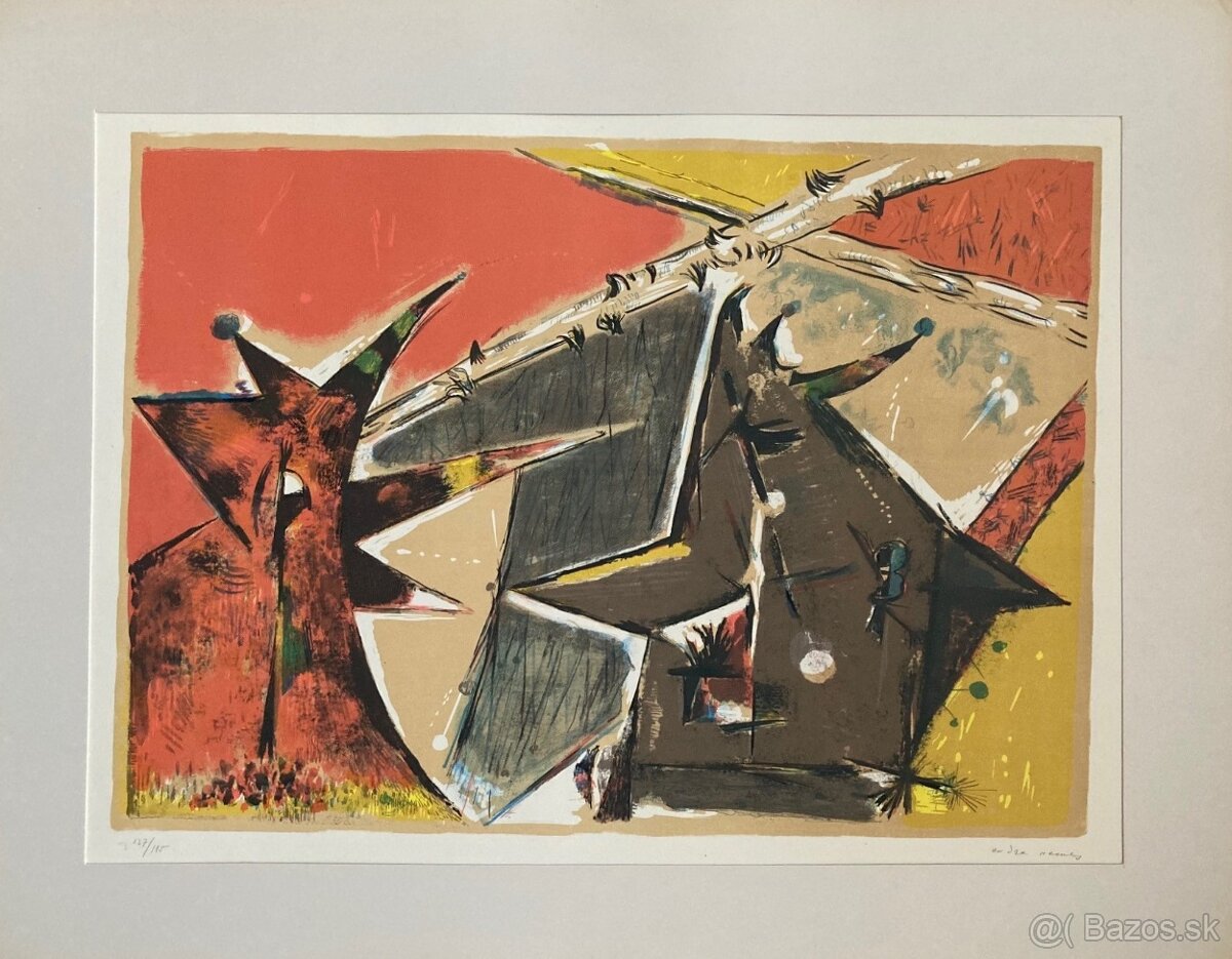 6 farebných litografií Endreho Nemesa, 1953 - 8