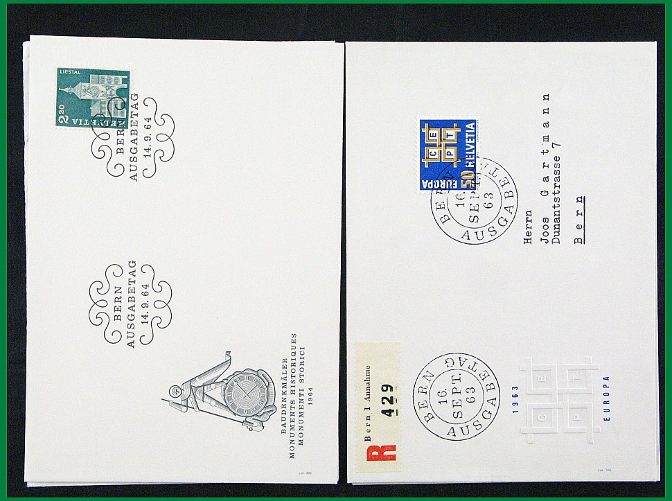 švoajčiarske znamky - 8