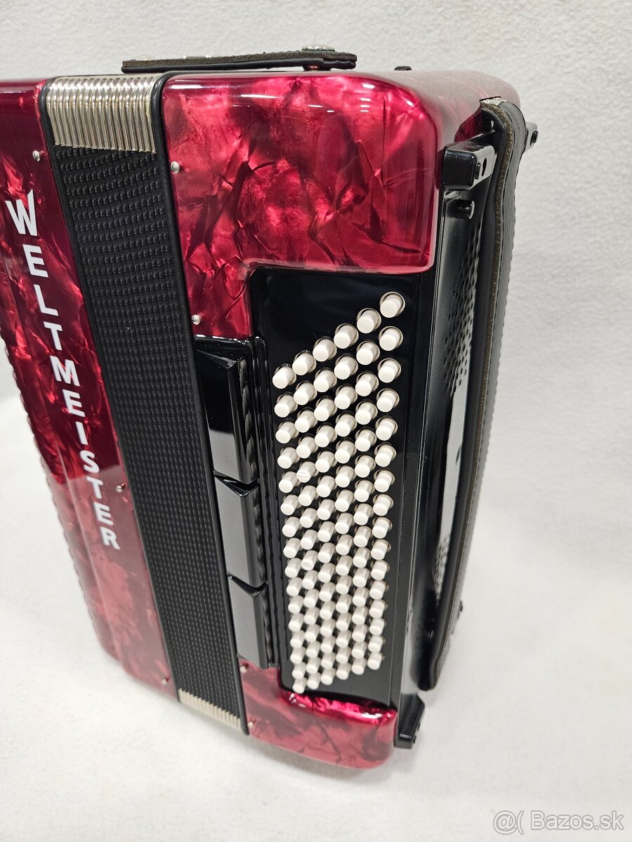 Chromaticky akordeon weltmeister romance 96b - 8