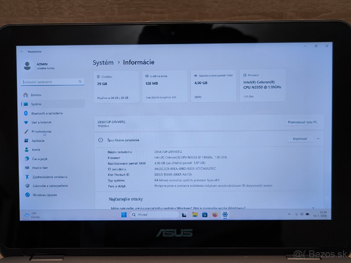 ASUS Flip 12 TP203N - 8