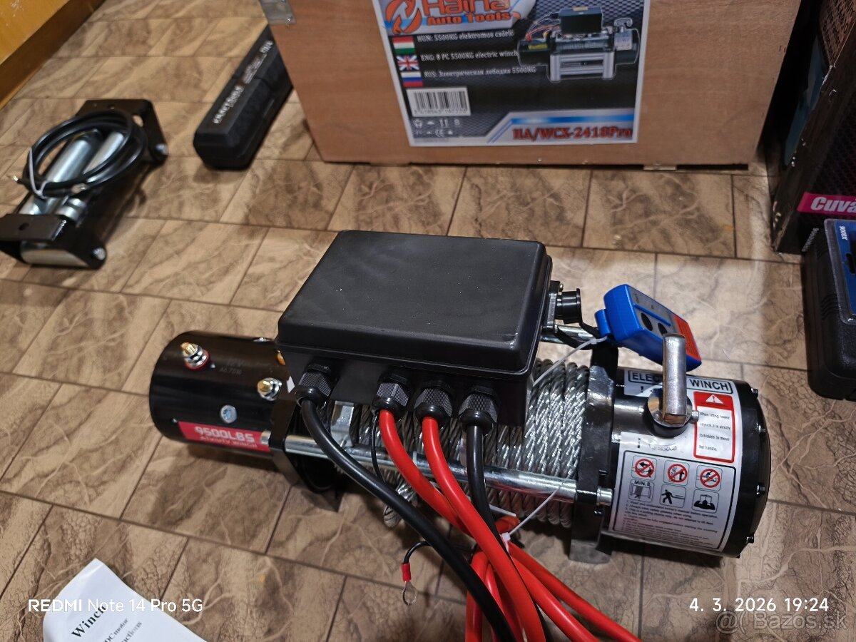 Navijak 12v, 9500lbs - 8