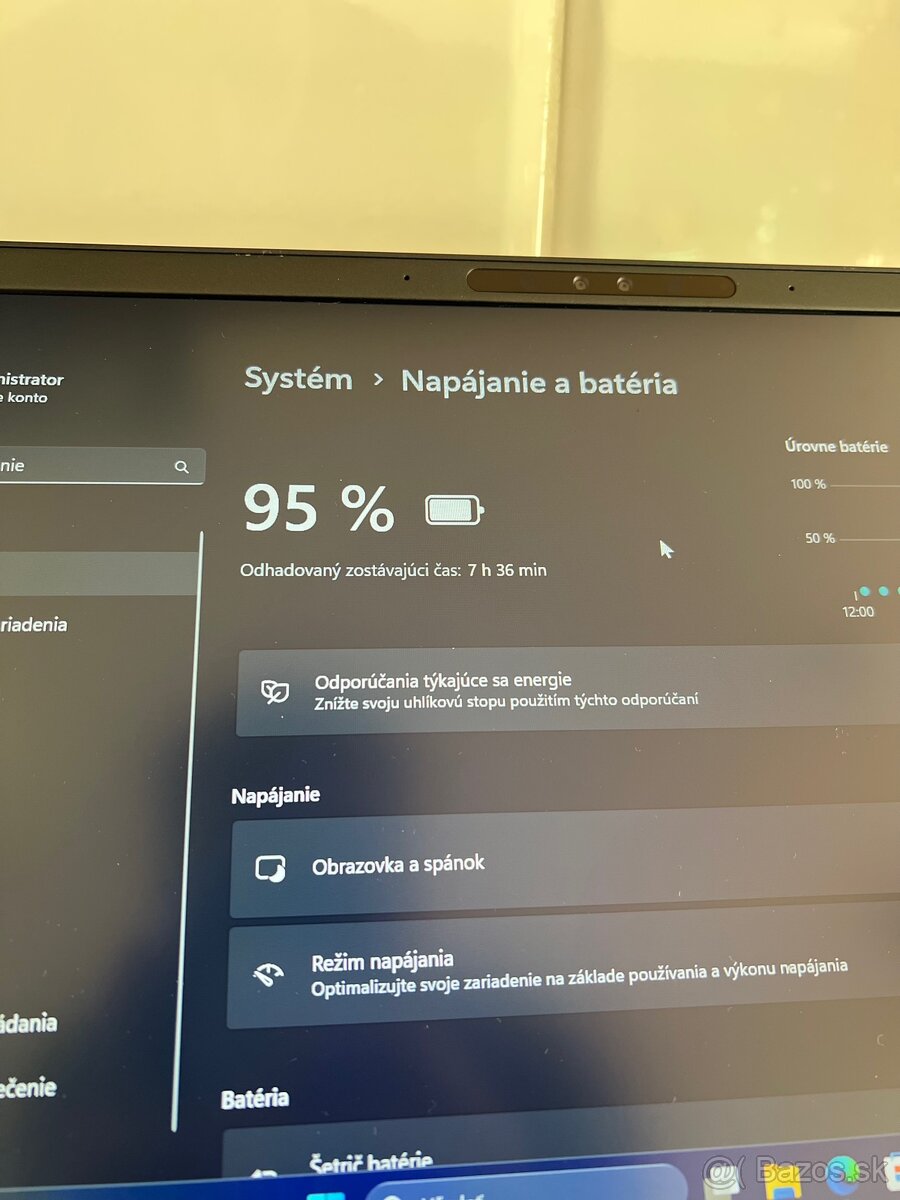 Predám dotykový dell latitude 7390 nová batéria - 8