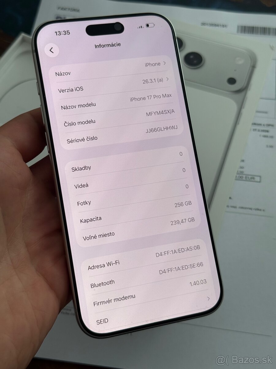 iPhone 17 Pro Max 256gb 2r zaruka planeo - 8