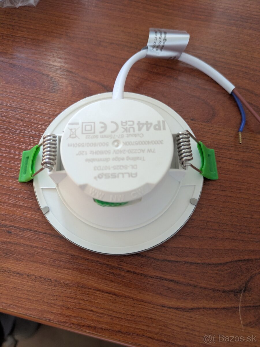 4ks - Zapustené reflektory ALUSSO LED 230V 7W 550lm - 8