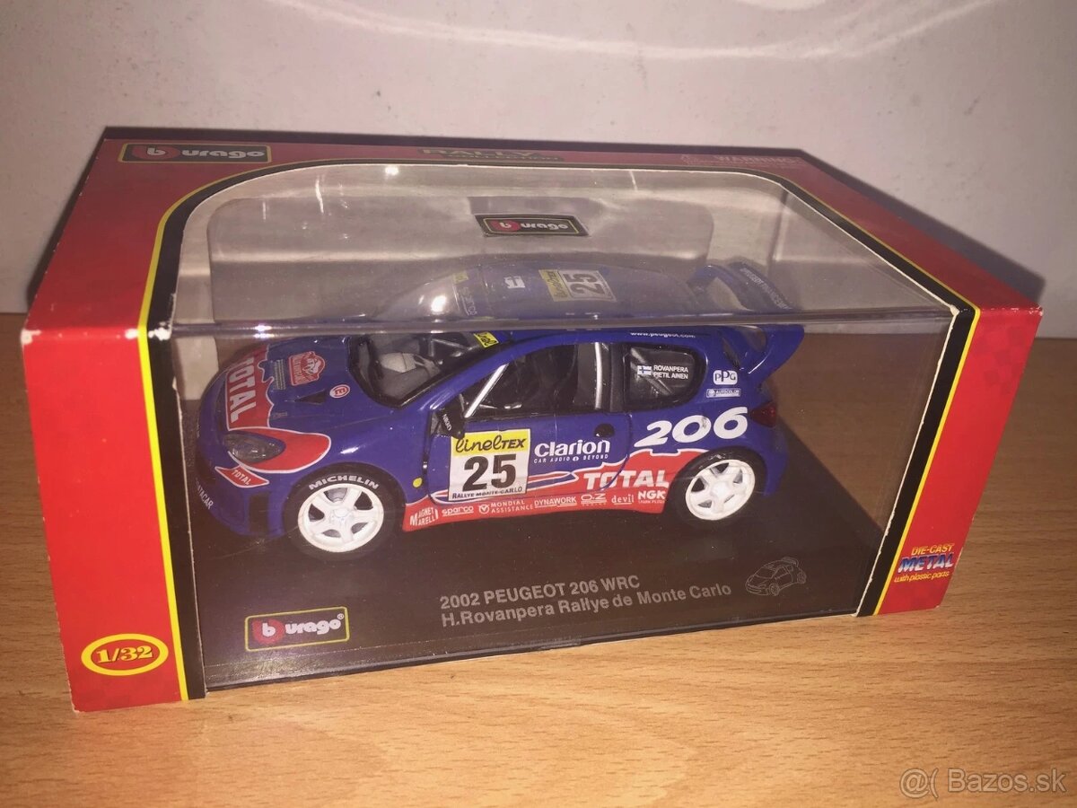 KÚPIM - modely Bburago 1/32 rally wrc - 8