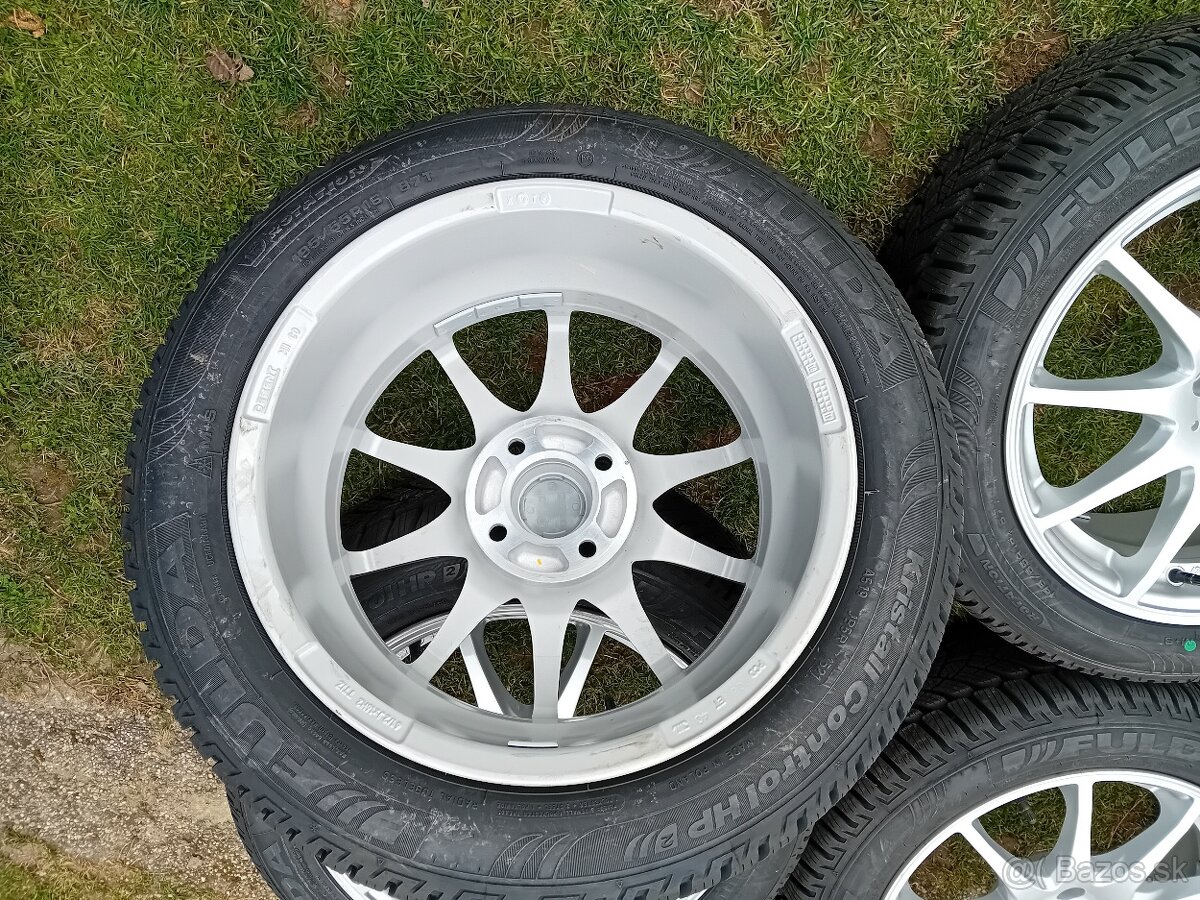 16" ALU 4x108 + TPMS + zimné 195/55 r16 10mm TOP NOVÉ - 8