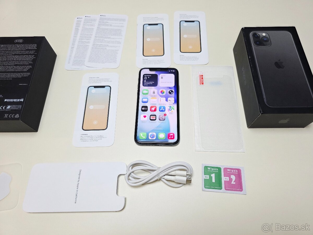 Apple iPHONE 11 PRO GREEN ,ZDRAVIE BATERKY 100% - 8