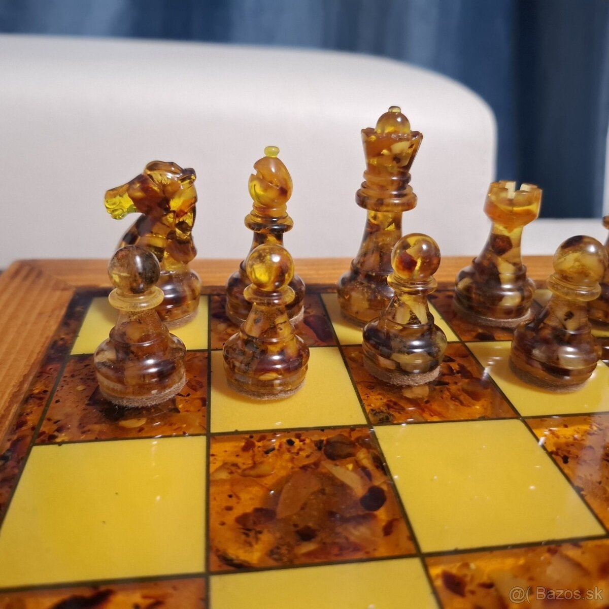 Luxusné jantárové šachy - 8