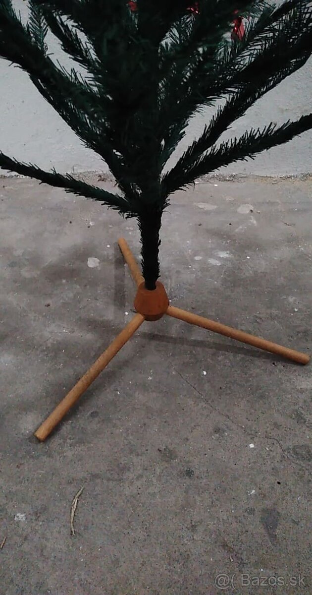 Umelý, socialistický, retro vianočný stromček, strom - 8