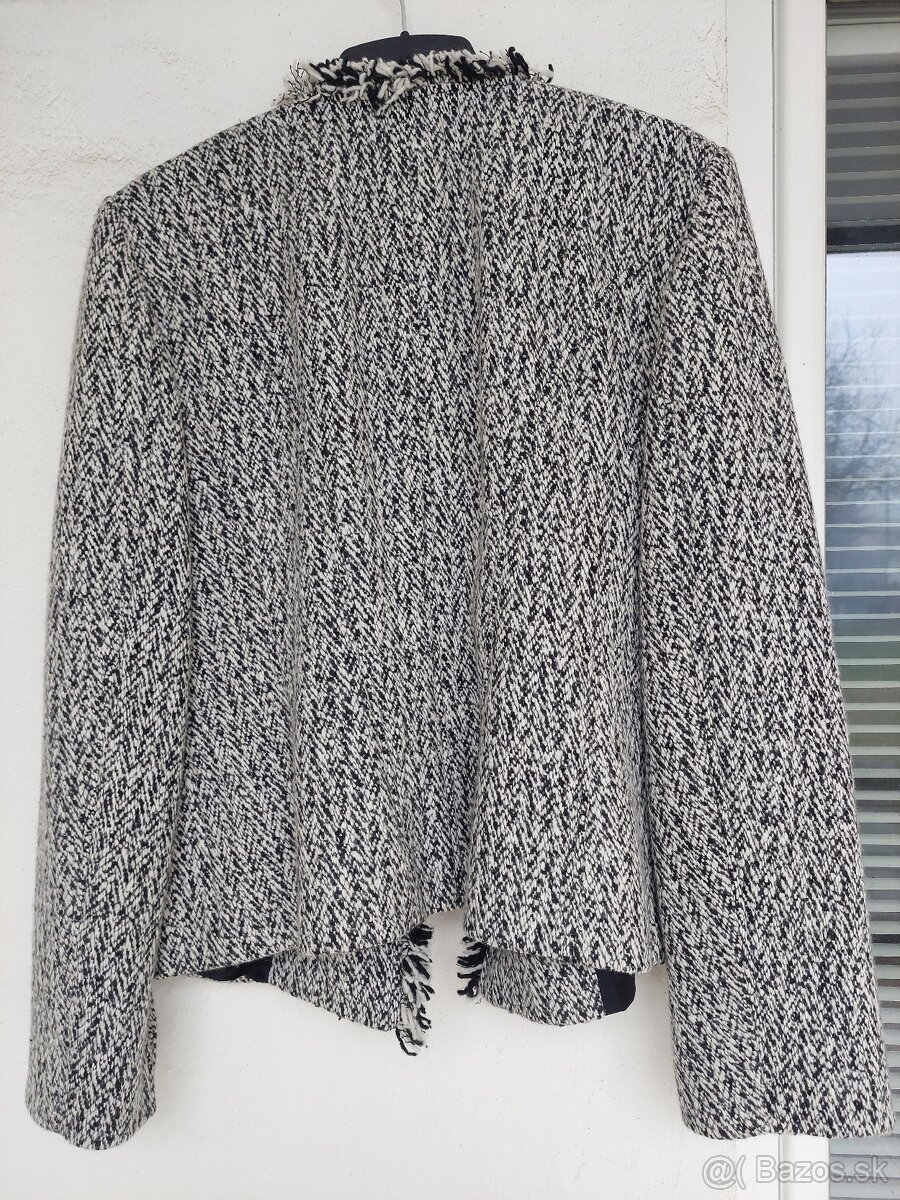 Dámsky kabát flaušový - 8