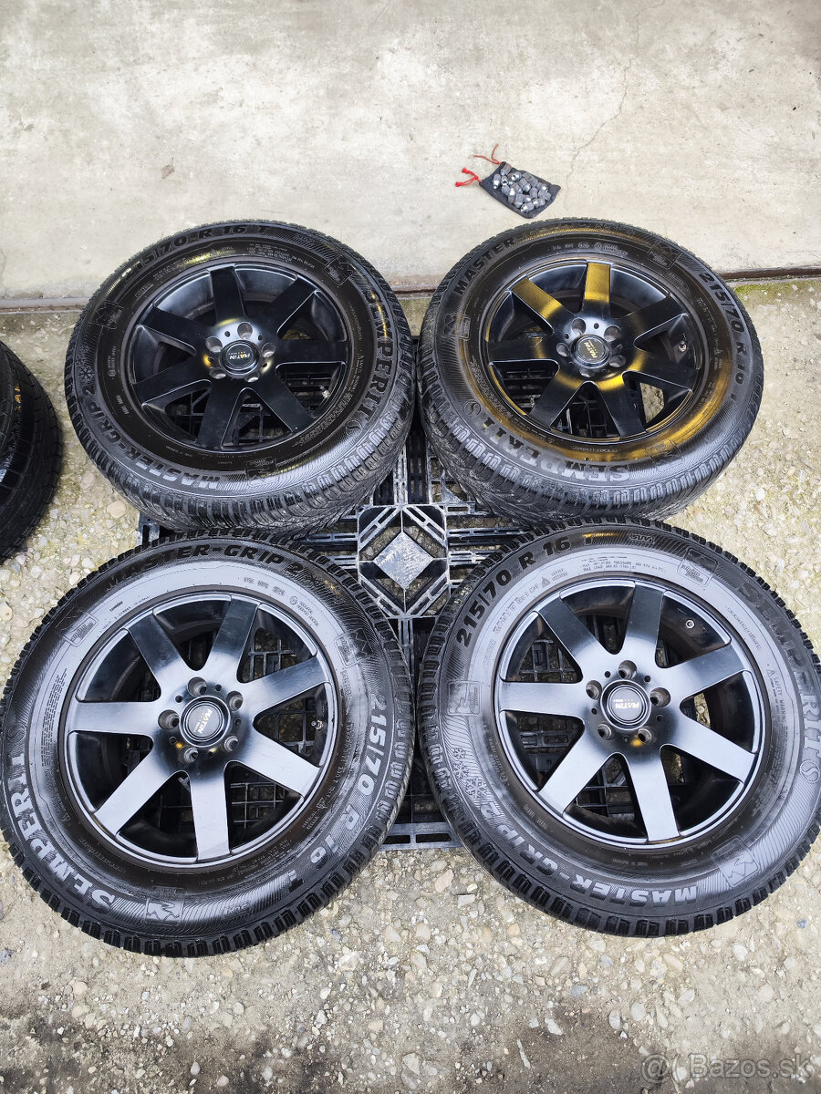 Alu sada =5x114,3= PLATIN =s pneu =215/70 R16 - 8