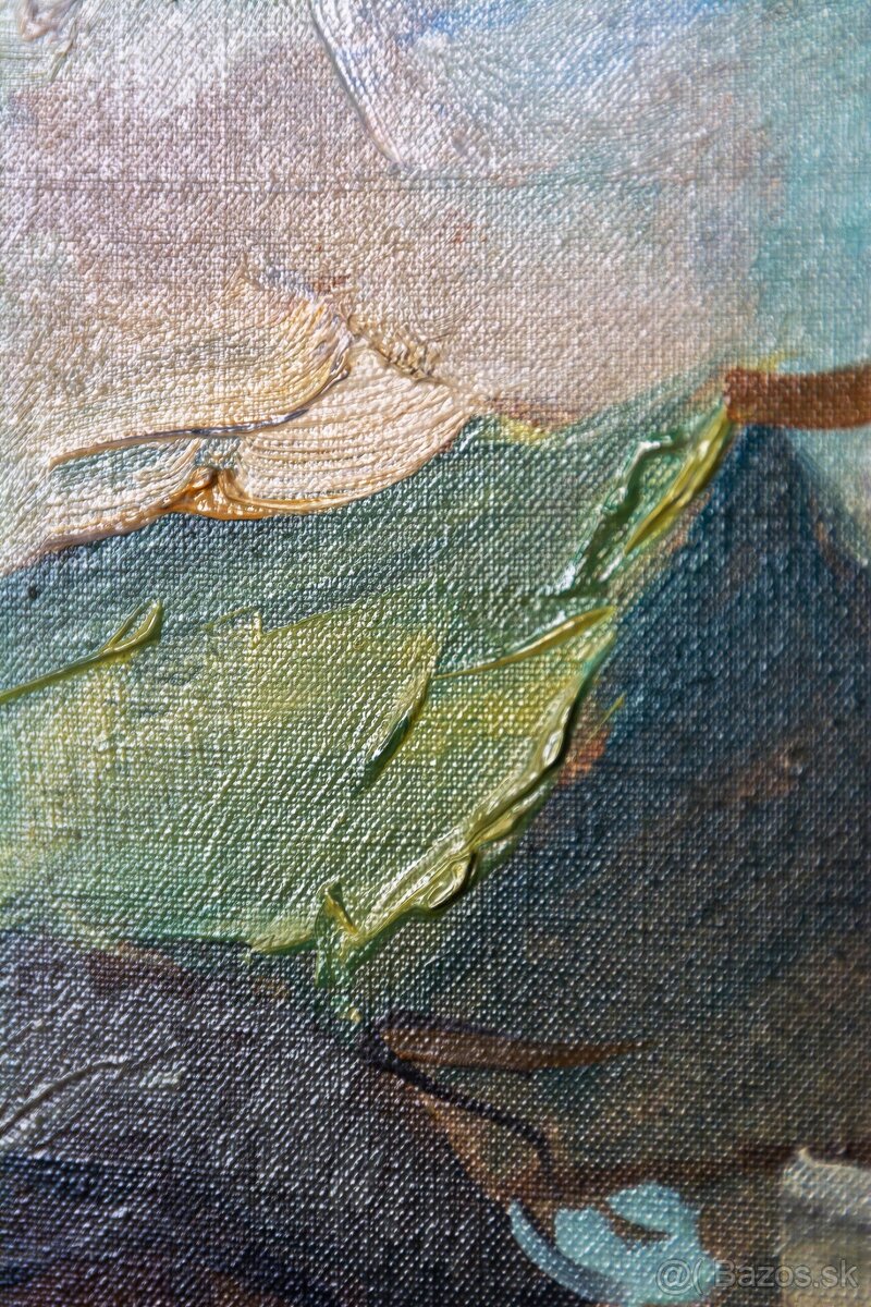 Trh , N.S.Esposito, olej na plátne, 800 × 600 mm - 8