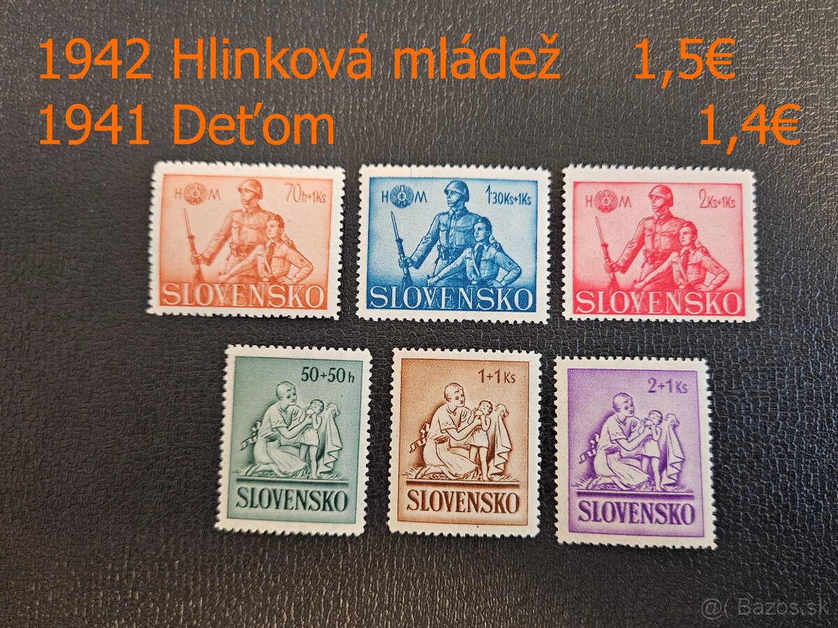 poštové známky Slovenský štát - 8