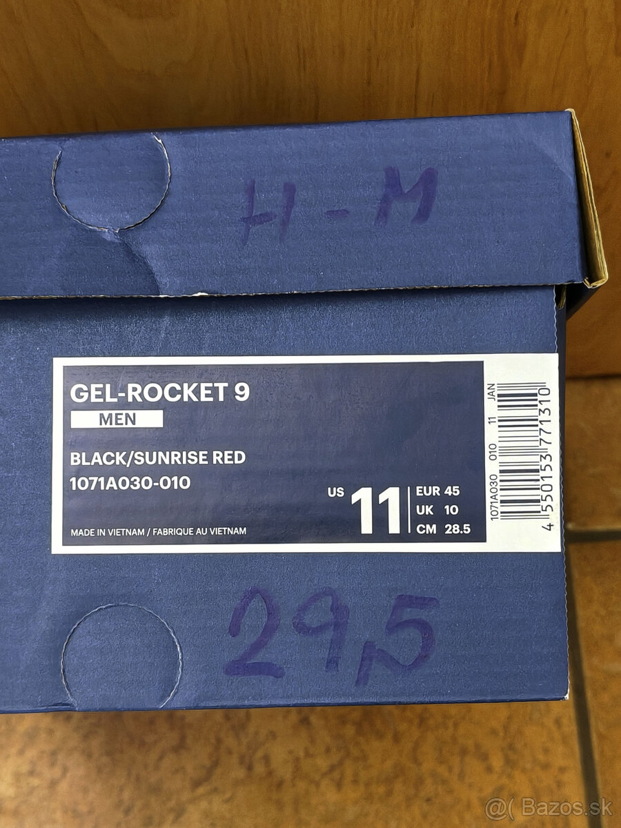 Asics Gel Rocket 9, veľ. 45 - 8