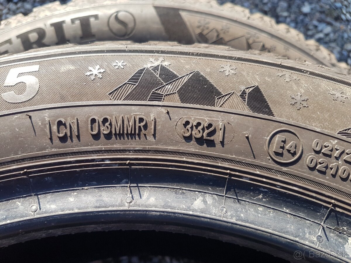 165/65 r15 zimné pneumatiky 2ks Semperit DOT2021 - 8