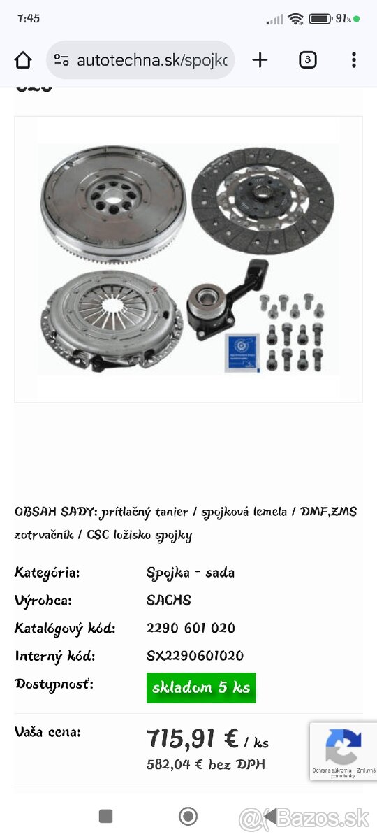 Spojkova sada Sachs 2290601020 - 8