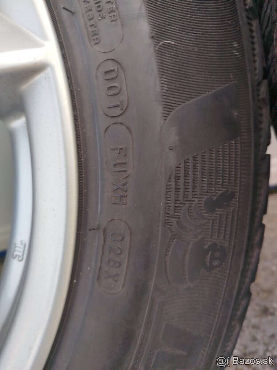 Alu disky R17 + zimné pneu - 8