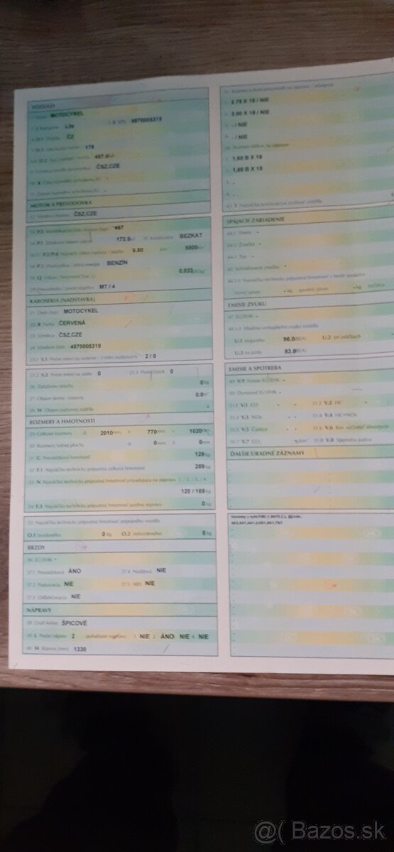 Predám ČZ 175 typ 487 - 8