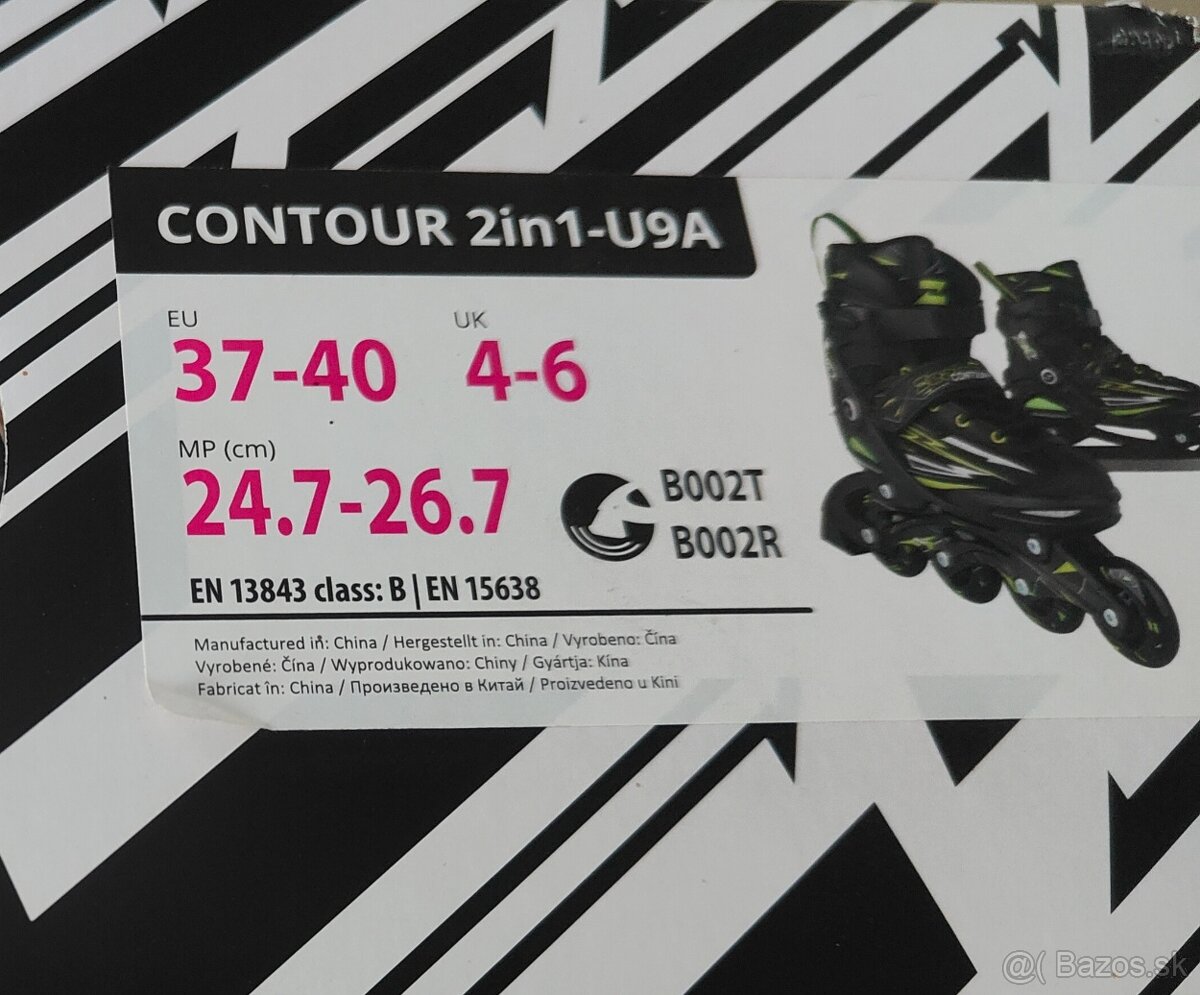 Detské korčule Zealot Contour 2in1 37-40 - 8