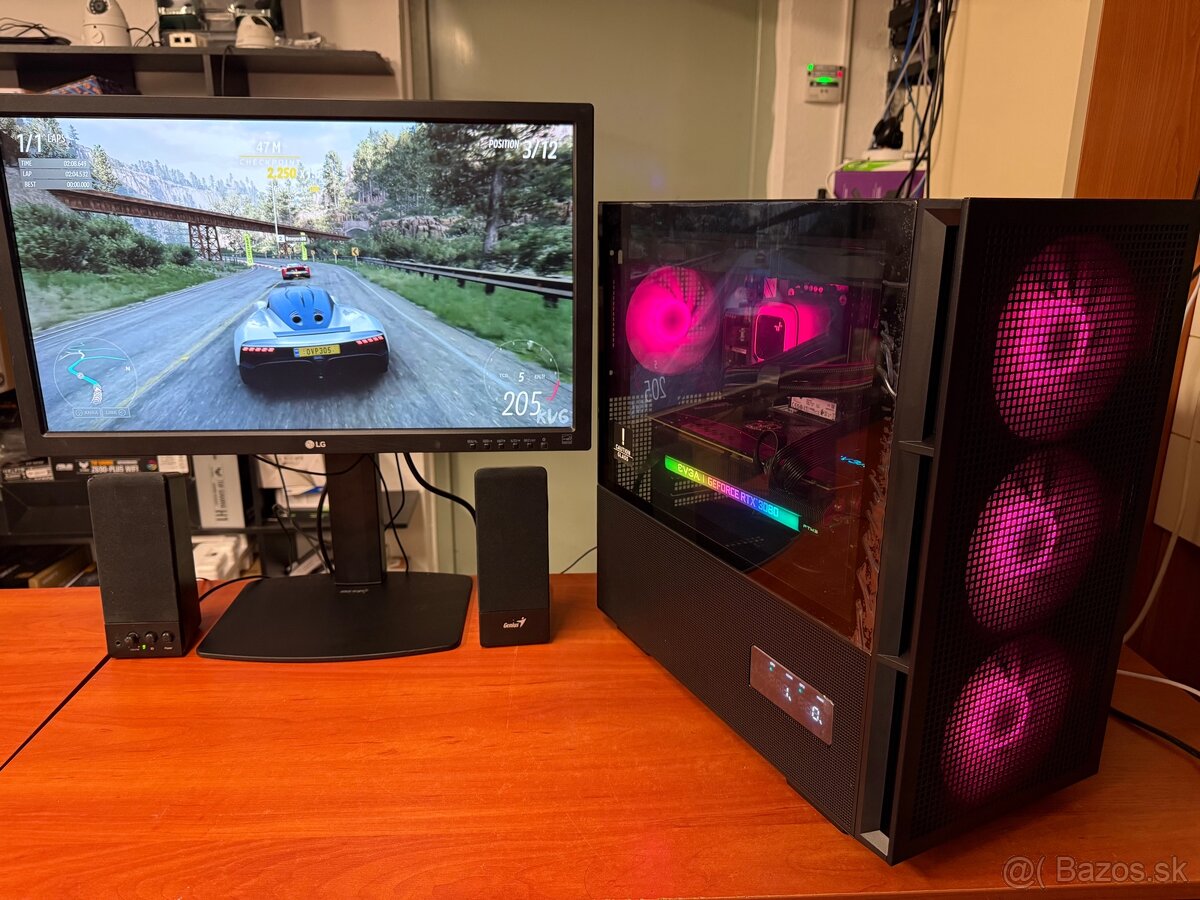 Herný PC, i7-9700KF, 32GB RAM, RTX 3080, 3TB, 750W, DeepCool - 8