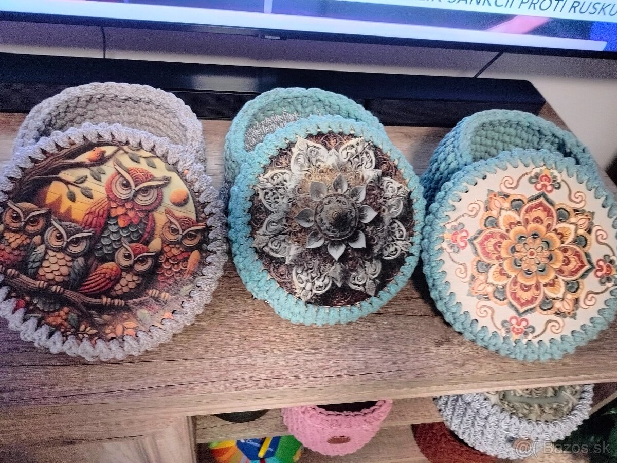 Svietniky, Háčkované deky + košíky, Nechtiková mast - 8