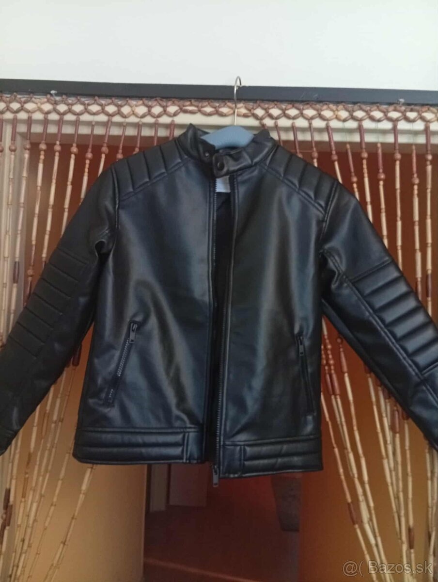 Krásna detská kož.bunda- pre chlapca - 8