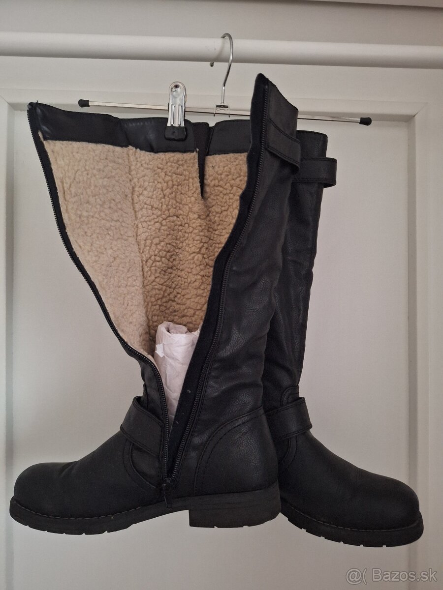 Dámske nové čižmy nad kolená - 8