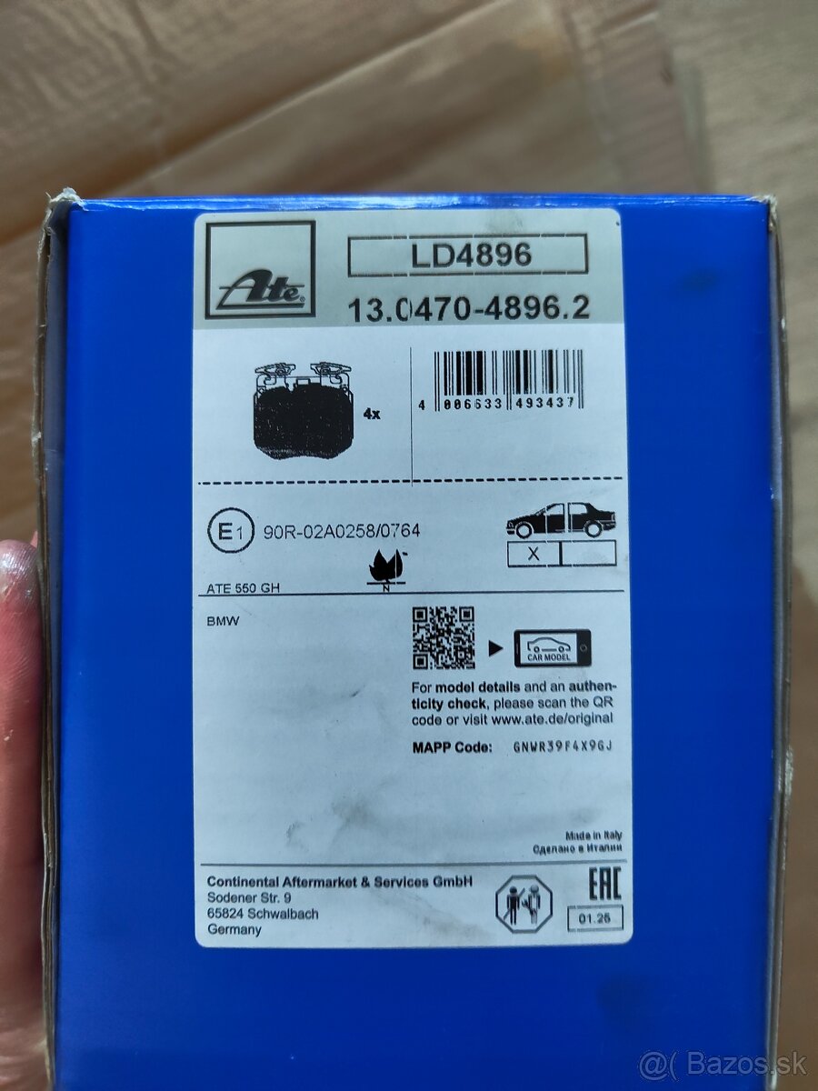 Bmw g31 brzdové doštičky pre M performance vybavu - 8