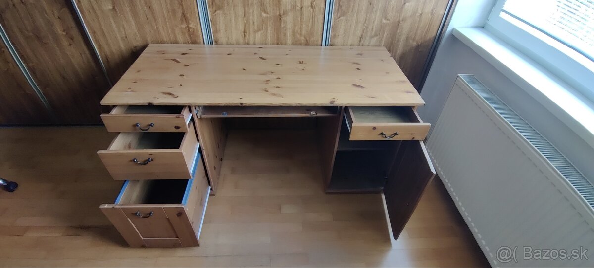 Písací stôl IKEA Leskvik s kancelárskou stoličkou - 8