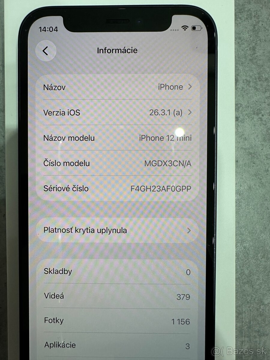 iPhone 12 mini 64GB Black – TOP stav + krabička - 8