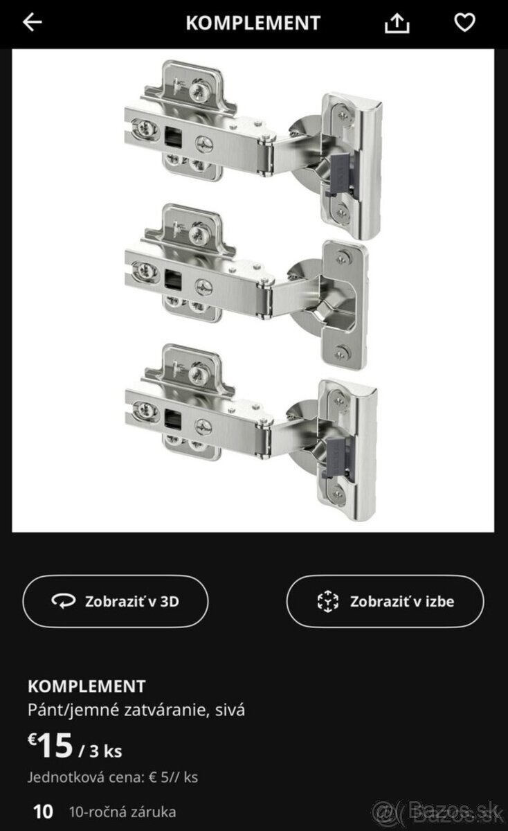 Predám skriňu PAX s dvierkami - IKEA - 8