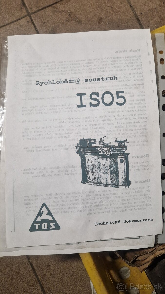 Sustruh TOS ISO 5 - 8