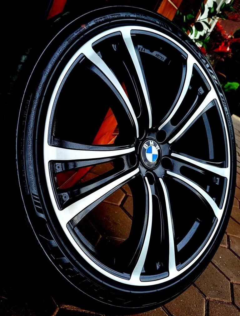 Alu R22 5x120 + letné pneu - BMW X5 + Range rover /Sport... - 8