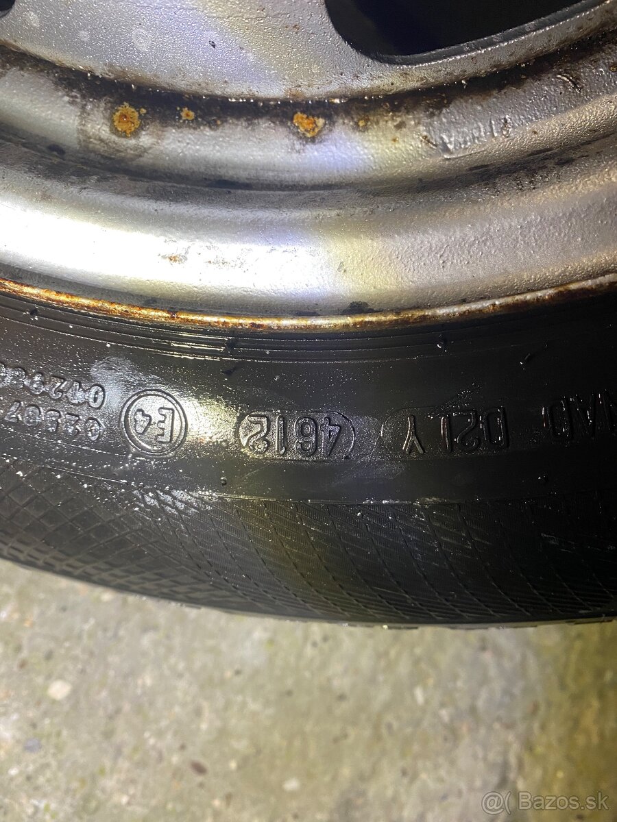 Plech disky 4x108 15” + zimne gumy 185/65R15 Peugeot Citroën - 8