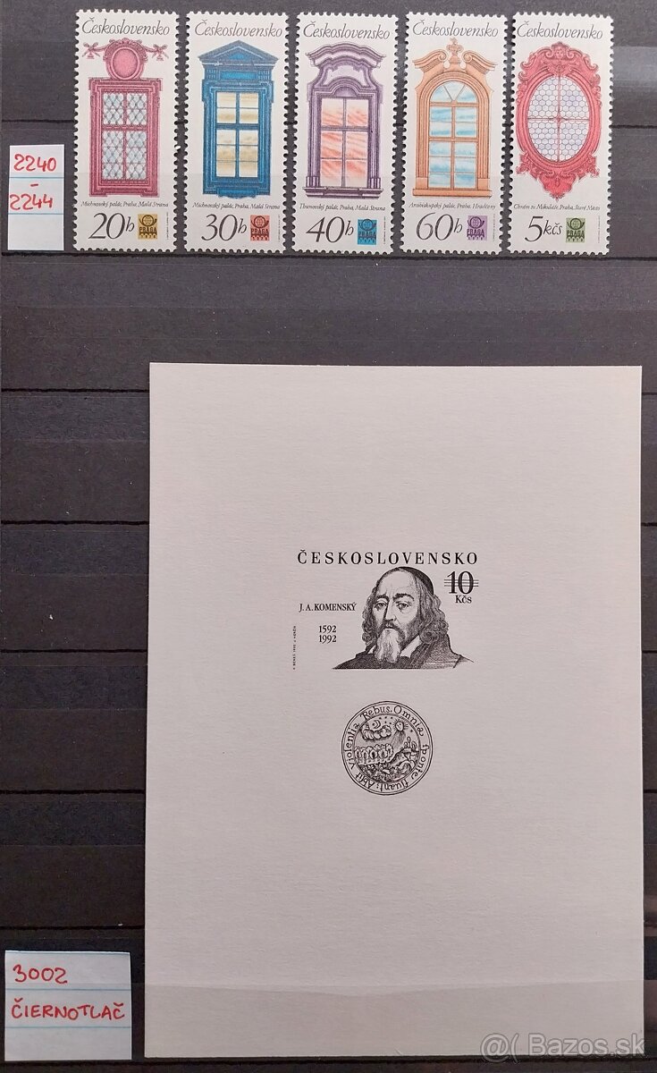 Známky ČESKOSLOVENSKO – 4 - 8