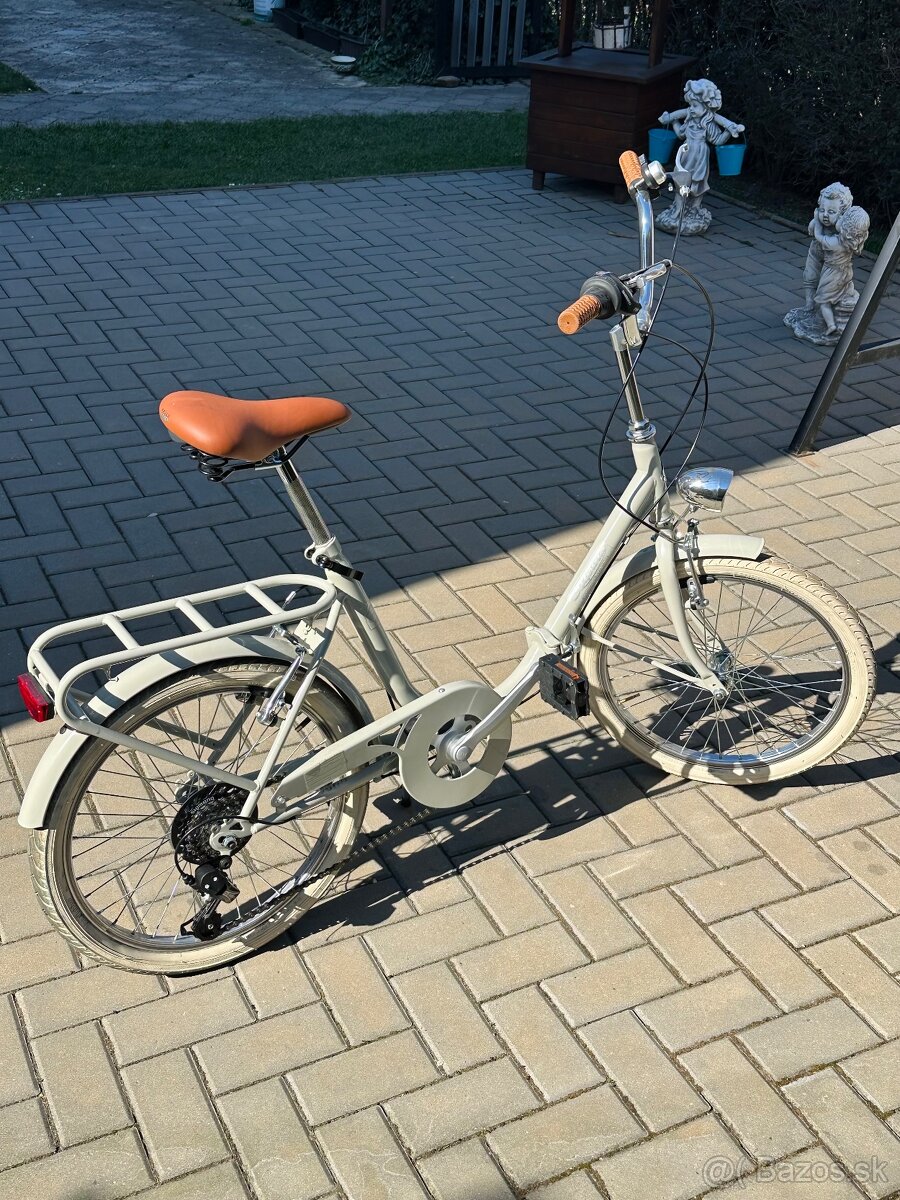 Mestský skladací retro bicykel - 8